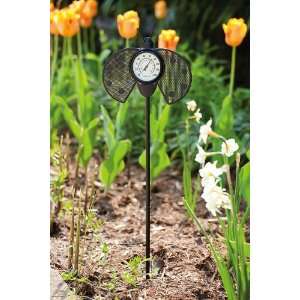  Ladybug Thermometer Stake Patio, Lawn & Garden