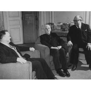 French Communists Maurice Thorez, Jacques Duclos, and Marcel Cachin 