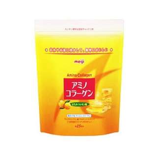 NEW MEIJI AMINO COLLAGEN POWDER Honey Lemon Flavor 120g Free 