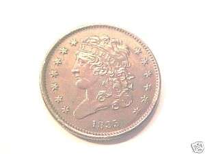 1835 Half Cent Uncirculated Choice Mintstate++~  