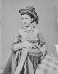 Description 1800s photo Julia Jackson, daughter of Stonewall 