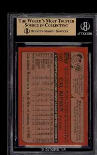 1982 Topps Traded Cal Ripken Jr. ROOKIE RC #98T BGS 9.5 GEM MINT (PWCC 