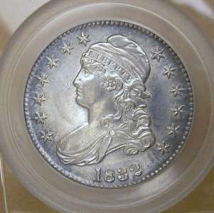 1832 Capped Bust Silver Half Dollar   CH BU   