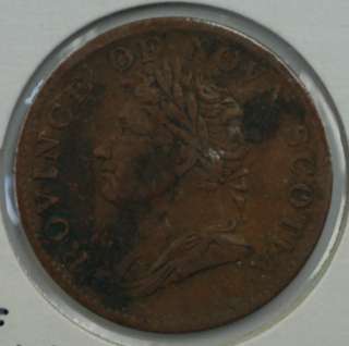 1832 Nova Scotia Half Penny Token EF 40  