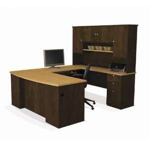  Bestar Office Furniture U Shaped Desk with Hutch Office 