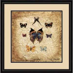   Papillons I by Claudette Beauvais   Framed Artwork