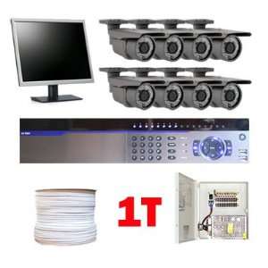 Complete High End 8 Channel Real Time (1TB HD) Full D1 DVR 