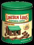 Product Image. Title Lincoln Logs Bicentennial Edition Tin