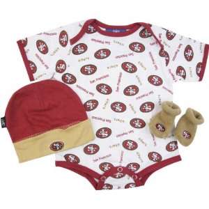 San Francisco 49ers Newborn 0 3 Month Booty Gift Set  