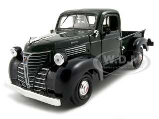 1941 PLYMOUTH PICKUP GREEN 124 DIECAST MODEL CAR  