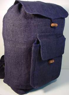 Hemp Backpack ~ very well made, strong, small rucsac  