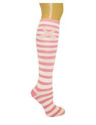 Pink Ribbon Breast Cancer Awareness Knee High Socks Great for Sports 
