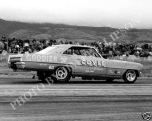 FUNNY CAR PHOTO JUNGLE JIM DRAG RACING HALF MOON B 1966  