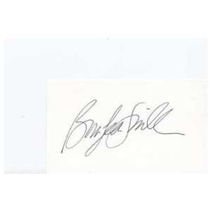 BONNIE SOMERVILLE Signed Index Card In Person