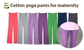 new Maternity women cotton Top yoga lounge pant XL  