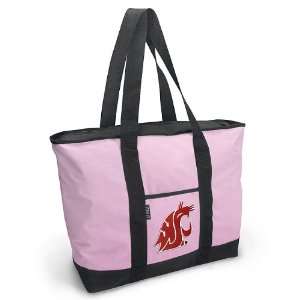 Washington State University Pink Tote Bag WSU Cougars   For Travel or 
