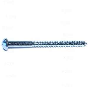  12 x 3 Slotted Round Wood Screw (100 pieces)