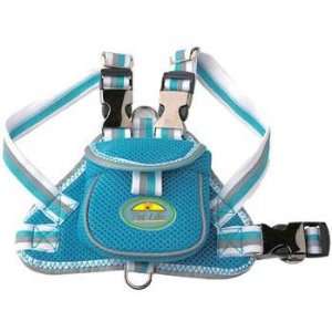   Life Mesh Harness Backpack with Pouch Blue Size Small