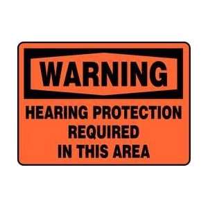   Sign,7x10 In,hearing Protection Required   ACCUFORM