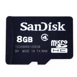  SanDisk 8 GB MicroSD TransFlash Card Electronics