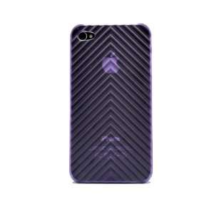  i BLASON 0.8mm Slim Shell iPhone 4 Case Purple Semi 