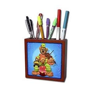  BK Dinky Bears Cartoon Clowns   Musical Clown   Tile Pen 