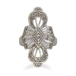  Marcasite and CZ Ring Jewelry