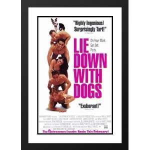 Lie Down With Dogs 32x45 Framed and Double Matted Movie Poster   Style 