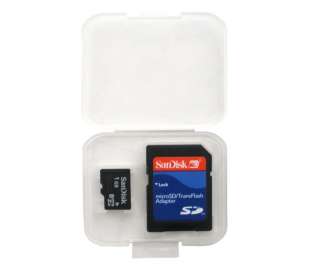 1GB MicroSD / TransFlash TF Memory Card Adapter **NEW** SanDisc micro 