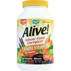  Alive (Iron Free) ( Whole Food Energizer ) 180 Tablets 