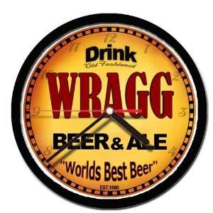  WRAGG beer and ale cerveza wall clock 