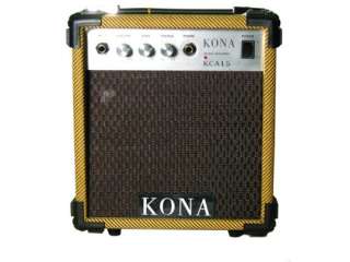 KONA 10 Watt 2 Channel Guitar Amplifier Tweed, 5, NEW  