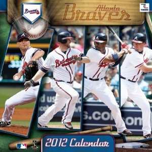  MLB Atlanta Braves 2012 Wall Calendar