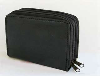 Zip Business CARDS Credit ID LEATHER Wallet Holder  