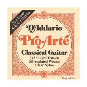  DAddario EJ43 Pro Arte Light Tension Classical Guitar 