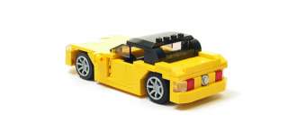 Lego Custom Yellow Roadster City Town 10185 10182 10218 8402 3648 