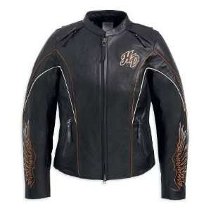 Harley Davidson® Womens Juneau Leather Jacket. Embroidery. Full 