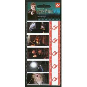  World of Harry Potter   Set of 5 Belgium Mint Stamps 