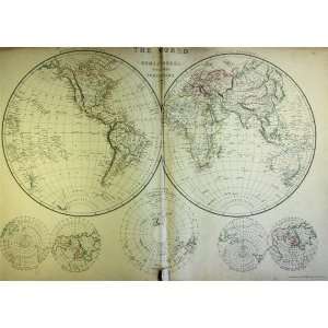  Blackie Map of the World (1860)