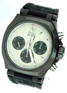 New Limited Edition Mens BUTI Yanik II Titan Chrono Silver Meteorite 