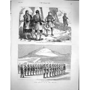   1878 Greek Highland Troops Eogones Athenian Soldiers