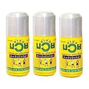   Muay Thai Boxing Oil Liniment Muscle Pain Relief (120ml) Pack of 3