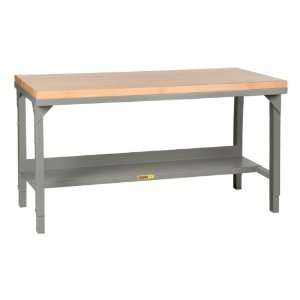  Workbench with Butcher Block Top 24 W x 48 L