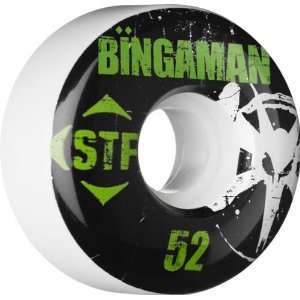  Bones Bingaman STF Rocker 52mm Skateboard Wheels (Set Of 4 