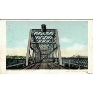  Reprint Omaha NE   Union Pacific Bridge 1900 1909