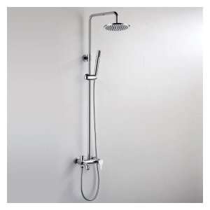   Shower Faucet with 10 inch Shower Head + Hand Shower