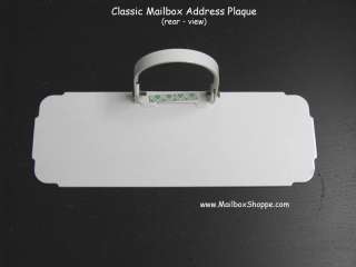 Classic Mailbox Address Plaque   Mail Box Number Sign  