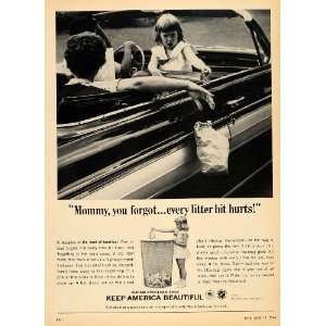  1964 Ad Susan Spotless Litter Keep America Beautiful 