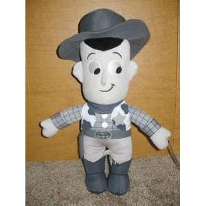   Toy Story Unique 14 Plush Monochrome Cowboy Woody Doll Toys & Games