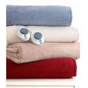    Soft Heat Luxury Full Warming Blanket Ivory